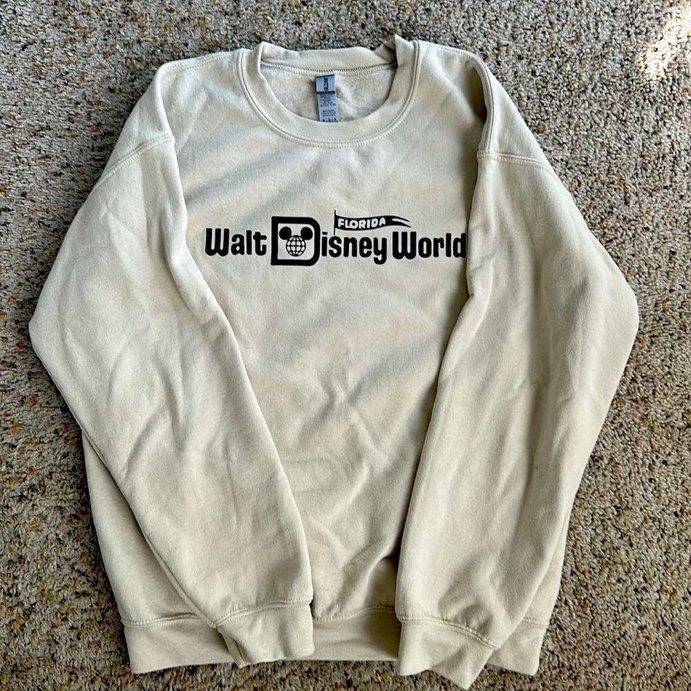 Beige Walt Disney World Florida Sweatshirt